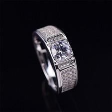 Men's 14K White Gold Over