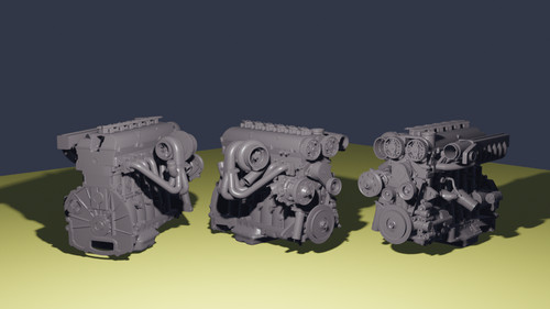 Toyota 2jz engine for - 1/24,