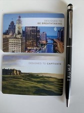 3 Trump Hotel Room Key Card
