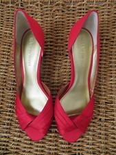BNWT Roberto Vianni Red Open Toe Shoes Uk Size 5 RRP £35