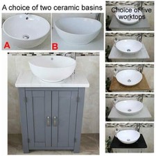 Grey Painted Bathroom Vanity