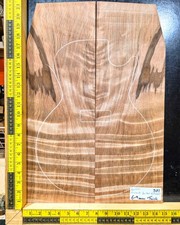 Ancient Quilted Redwood Guitar Top Bass Bookmatched Set 371 Luthier Supplies