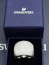 Swarovski Nirvana Flash White Crystal Ring Size 55  *Preloved*