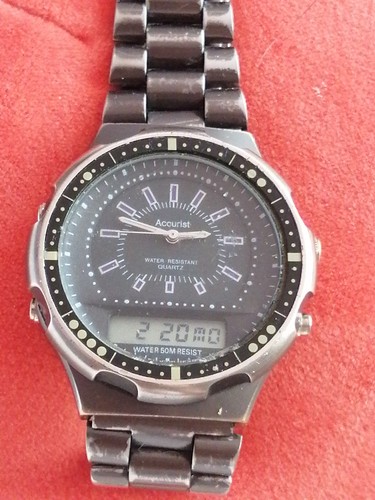 Accurist vintage ana digital - accurist, ana-digital