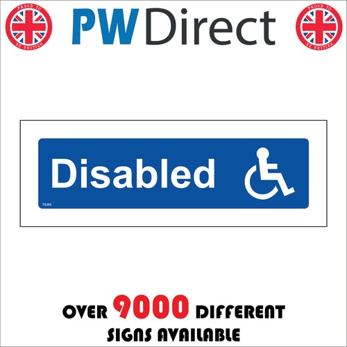 Sign disabled toilet - sign,