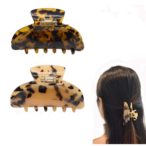2pcs acetate hair claw banana - hair,