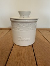Butter Bell Dish White 