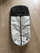 Mima Xari Footmuff Argento Silver Black