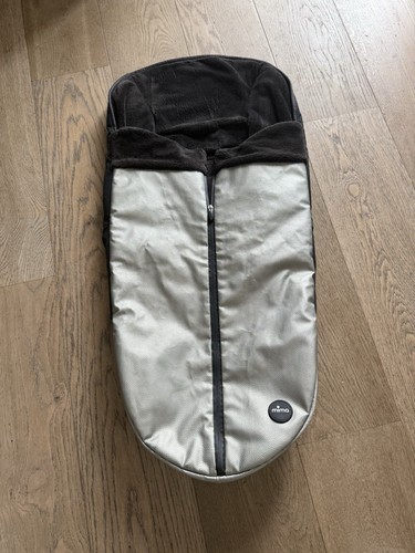 Mima xari footmuff - mima, argento