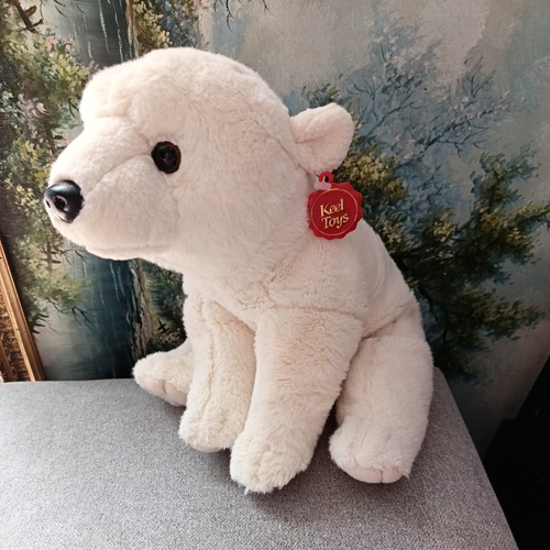 Keel toys cream polar bear - toys,