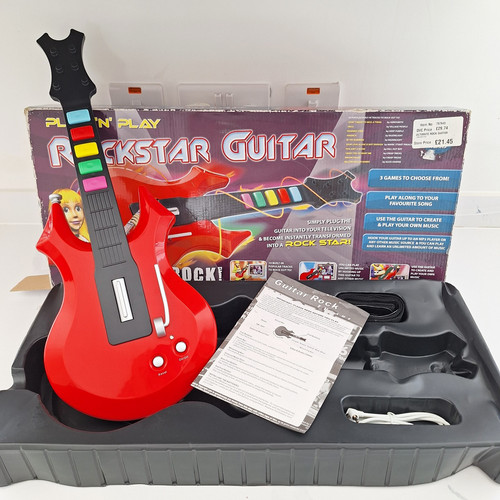 Plug play rockstar guitar - plug,