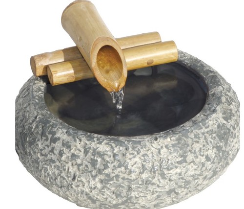 Bamboo water fountain small - bamboo,