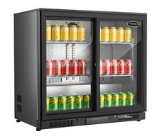 Sliding door beer fridge - fridge,