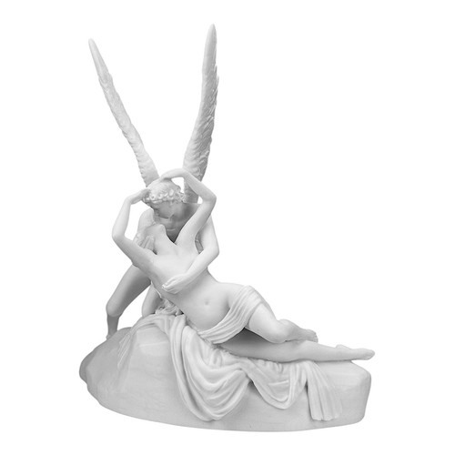 Cupid psyche cast marble - cupid, &