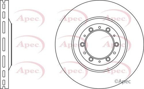 Front axle brake discs - front,