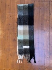 Acne Studios Wool Scarf 250x35cm Grey Large XL Unisex Rectangle Winter Excellent