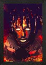 Juice Wrld Digital Art Framed