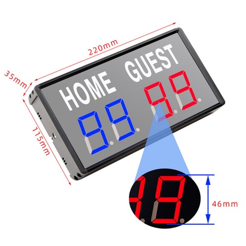 Digit led electronic - 4-digit,