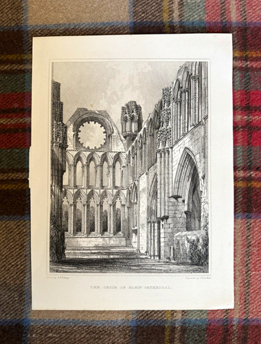 The choir elgin cathedral - of,