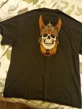 Powell Peralta Andy Anderson Men's Black Short Sleeve Tshirt Size XL