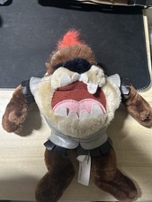 VINTAGE 1997 LOONEY TUNES TAZ THE TAZMANIAN DEVIL ARMOURED KNIGHT PLUSH