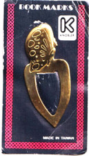 Golden Butterfly Moth Metal Bookmark Paper Clip Souvenir Gift x Her SHAPED