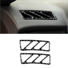 2Pcs Carbon Fiber Dashboard