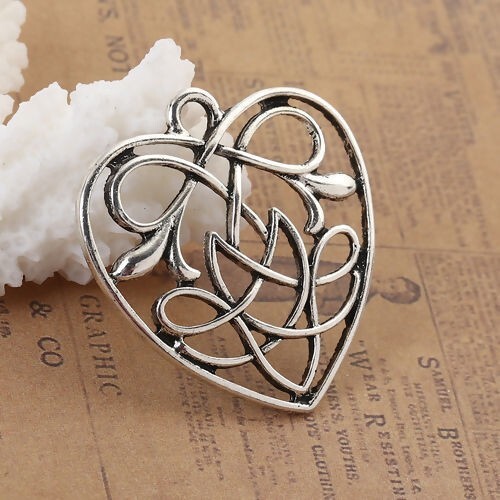 Pretty antique silver tone - 5,