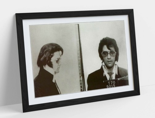 Elvis mugshot art framed - elvis,