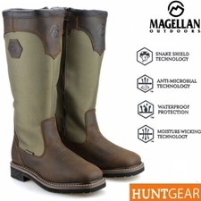 Mens leather waterproof boots - leather,
