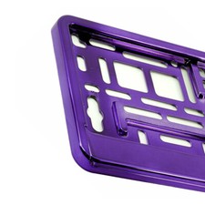 PURPLE GLOSS CHROME Car Number