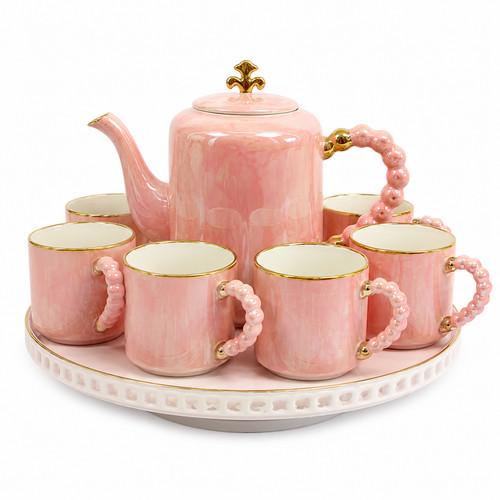 Piece luxury pink ceramic - luxury,
