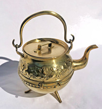 Antique Victorian Brass Kettle