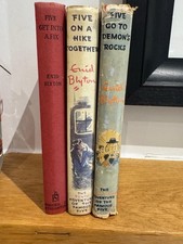 Three Enid Blyton Vintage H&S Famous Five Hardback Books