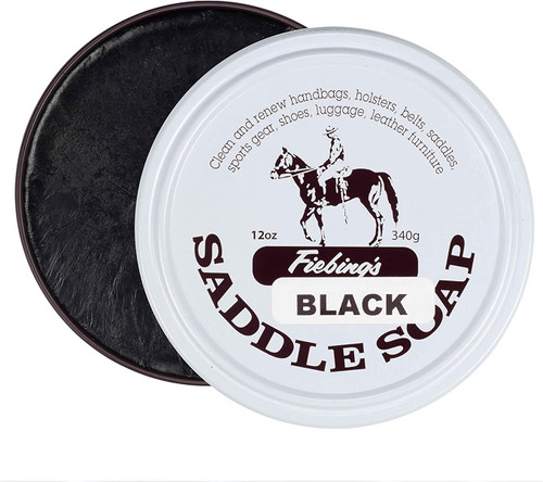 Fiebing leather saddle - leather, soap