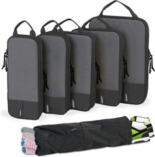 UPADAY Compression packing Cubes Set of  6 Travel Packing Cube-Nylon & Mesh