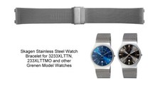 Skagen 233XLTTN, 233XLTTM and 233XLTTM0 Stainless Steel Mesh Watch Strap Genuine