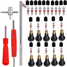 Tire Valve Stem Puller Tools Set,44 PCS Tyre Valve Repair Tool Kit W