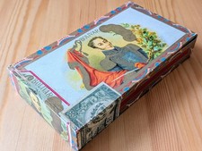 Vintage Wooden Cigar Box, Bolivar Habana,  25 Coronas Junior, Handmade, Empty