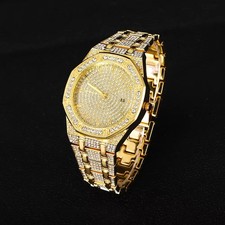 Men bling watch - bling, luxury