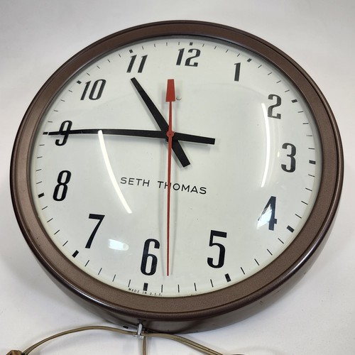 Seth thomas school wall clock - wall,