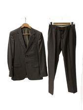 Vintage Gucci 2 Piece Suits Gray Formal Men's size 44/S Solid Blazer Jacket