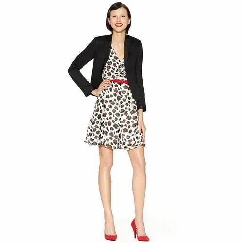 Evening wear tea gown leopard - evening,