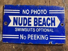 RARE Vintage Porcelain Enamel