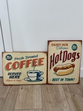 Retro Diner Wall Art Coffee