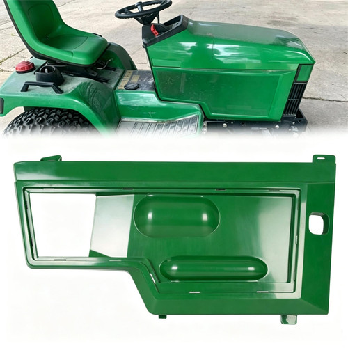 Green right side panel - panel, powder