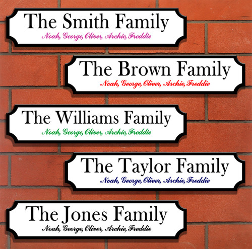 Personalised street sign any - sign,