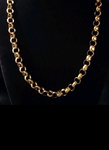 22inch 10mm 18ct gold plated - 10mm,