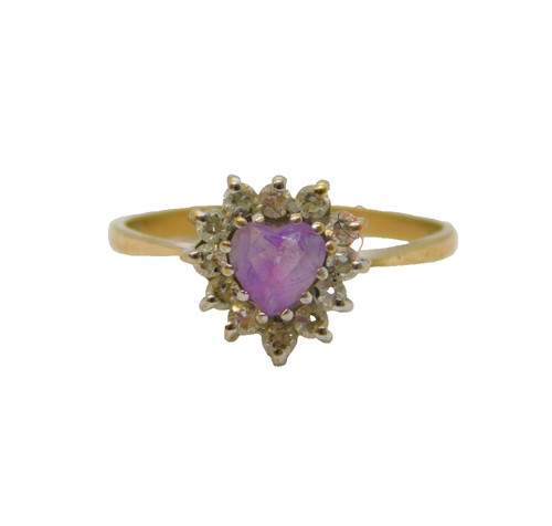 9ct yellow gold amethyst - 9ct,