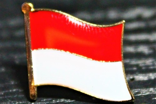Monaco country metal flag - monaco,